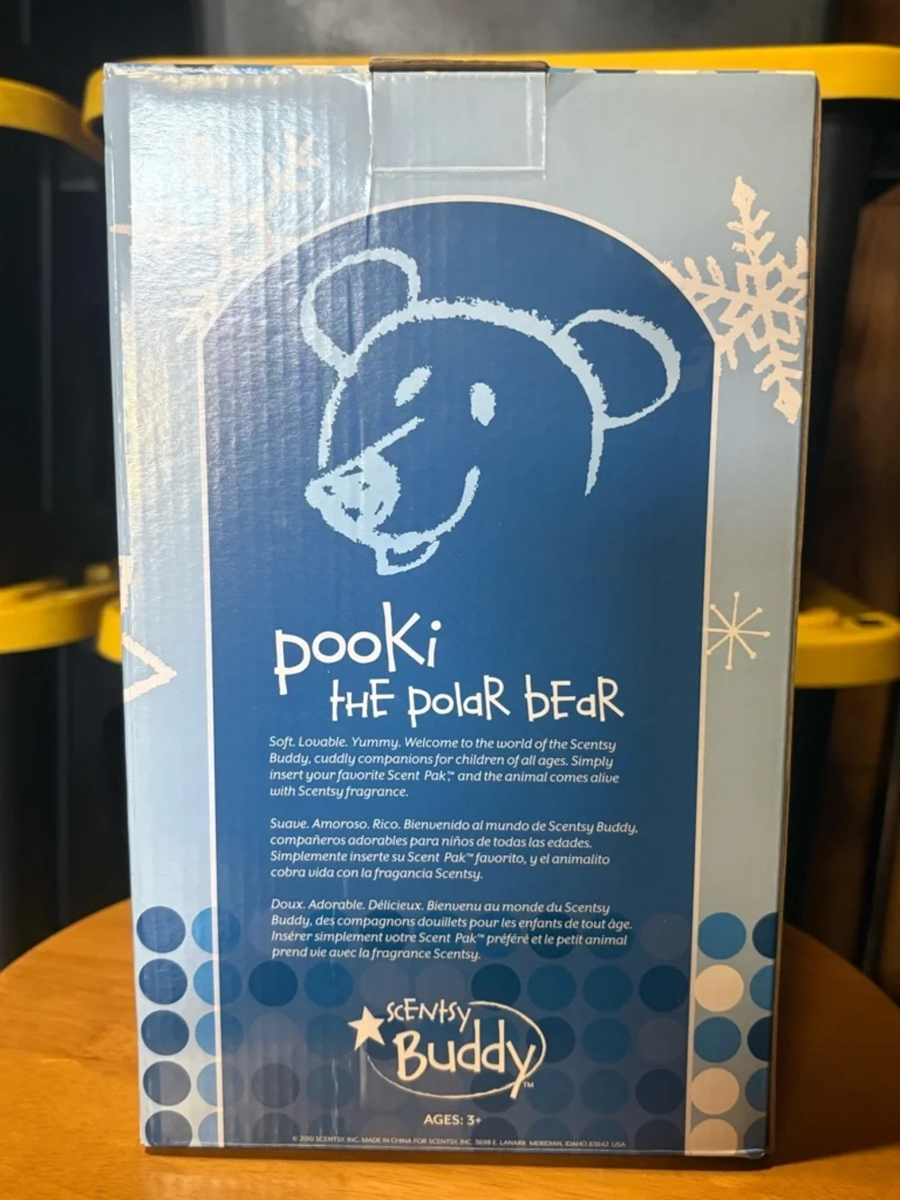 Scentsy Buddy Pooki the Polar Bear Plush New in Box